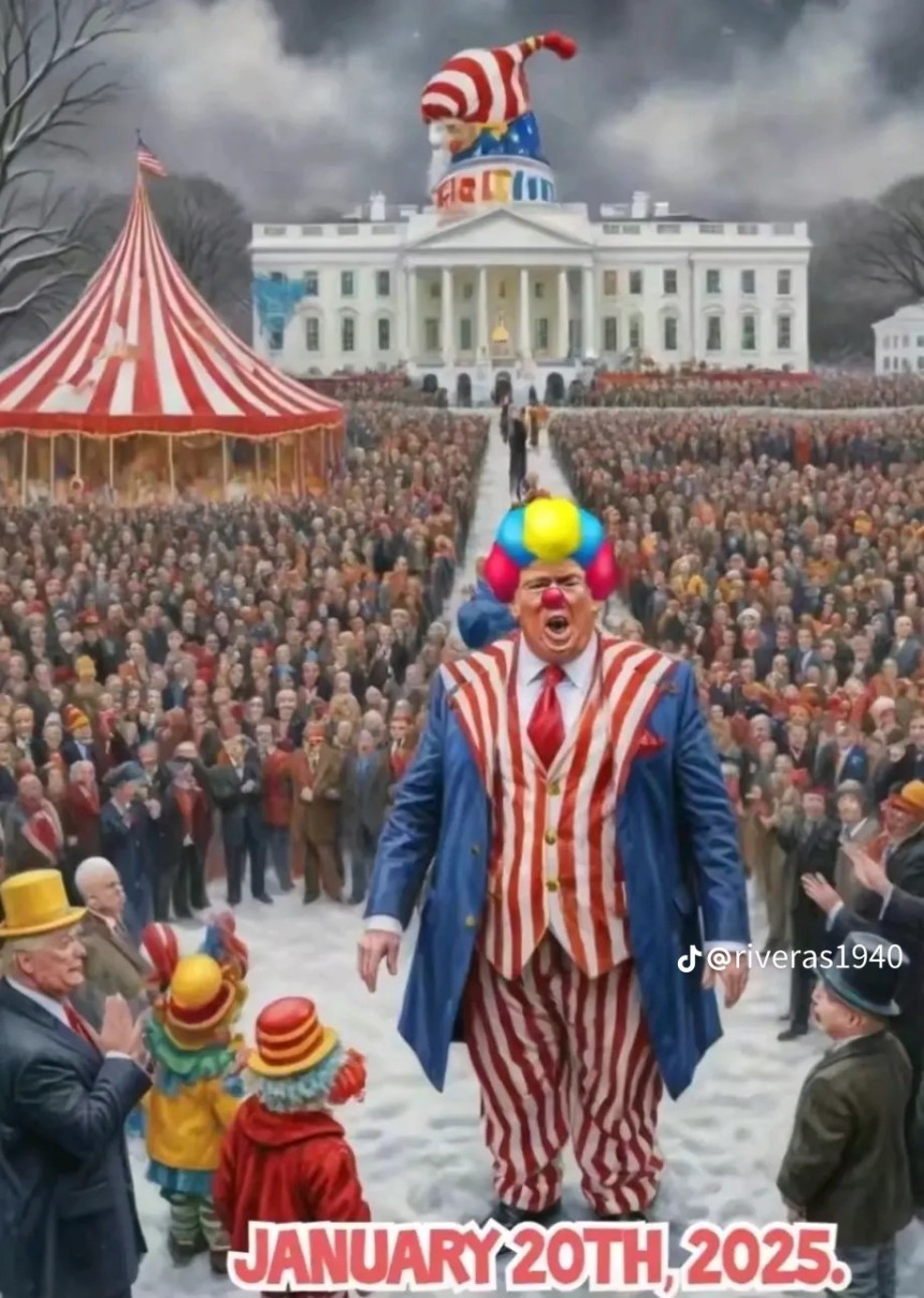 Ein Clown im Oval Office